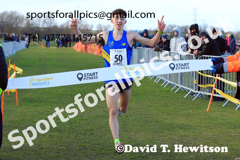 Mens under-20s 2022 Northern Cross Country Champs., Pontefract. Photo: David T. Hewitson/Sports for All Pics